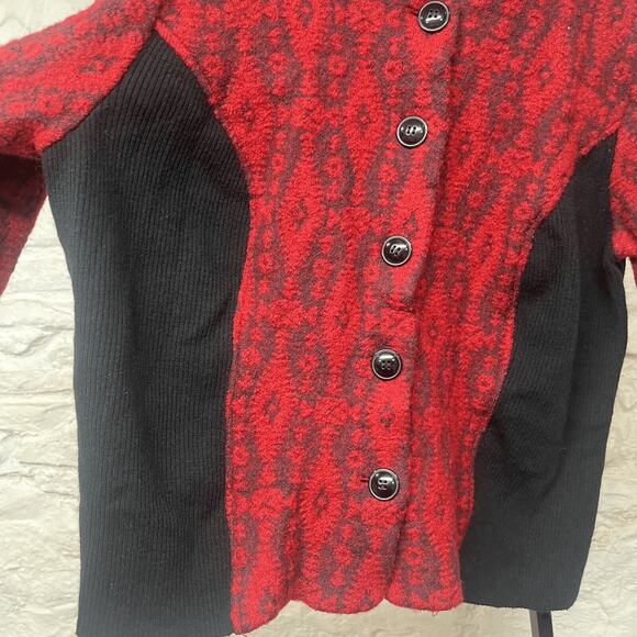 Pendleton Wool Blend Button Up Jacket Cardigan Plus Size Womens 3XL Aztec Thick - Picture 6 of 10